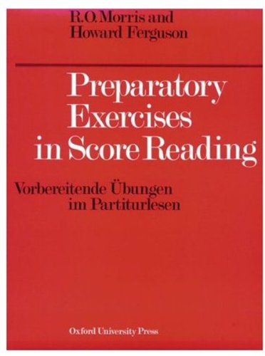 9780193214750: Preparatory Exercises in Score Reading