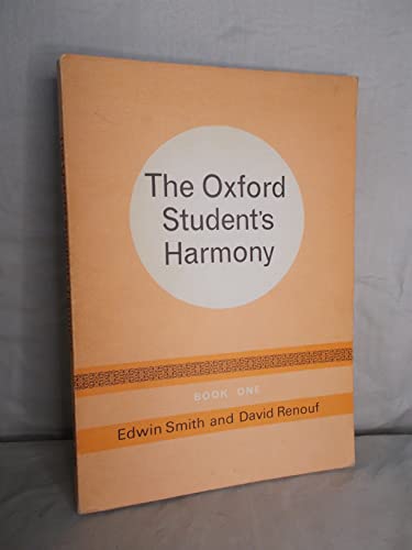 9780193216310: The Oxford Student's Harmony: v. 1