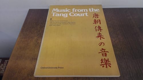 9780193232402: Music from the Tang Court (v. 1)