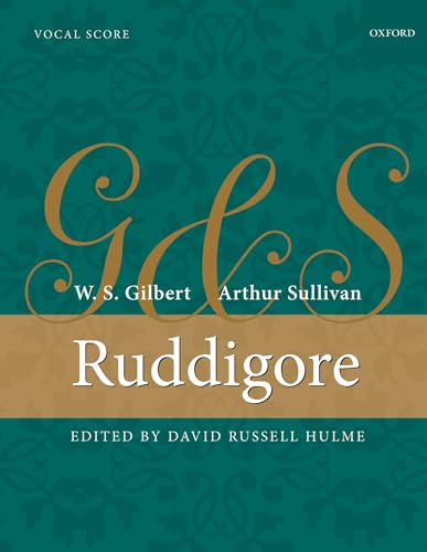 9780193243521: Ruddigore: Vocal score (String Time Joggers)