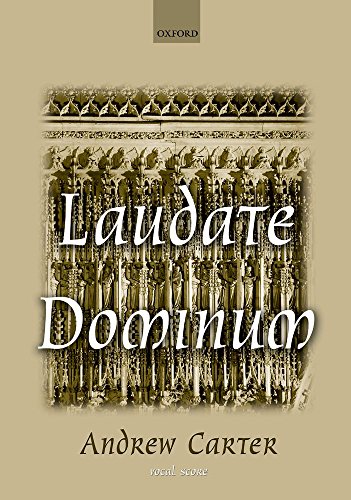 Laudate Dominum: Vocal Score