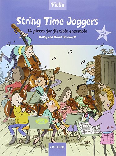 Beispielbild fr String Time Joggers Violin book + CD 14 pieces for flexible ensemble (String Time Ensembles) zum Verkauf von WorldofBooks