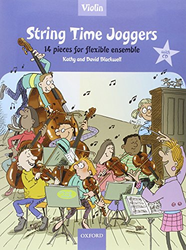 Imagen de archivo de String Time Joggers Violin book: 14 pieces for flexible ensemble a la venta por Ergodebooks