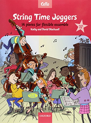 Stock image for String Time Joggers Cello book + CD 14 pieces for flexible ensemble (String Time Ensembles) for sale by WorldofBooks