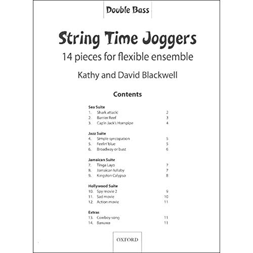 Stock image for String Time Joggers Double Bass part: 14 pieces for flexible ensemble for sale by Ergodebooks