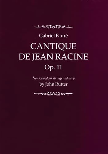 Stock image for Cantique De Jean Racine for sale by Blackwell's