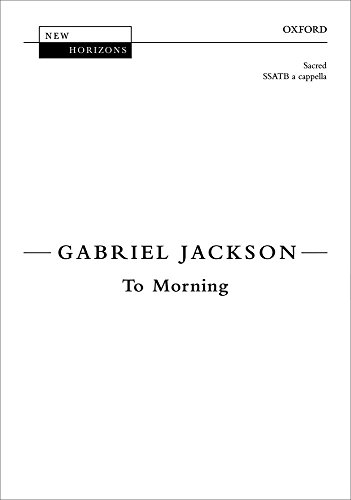 Stock image for To Morning for sale by Blackwell's