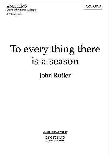 Stock image for To Every Thing There Is a Season for sale by Blackwell's