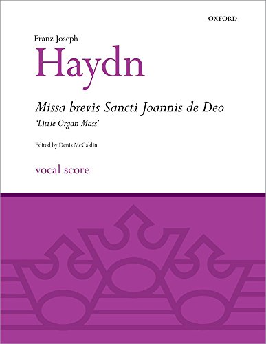 Missa Brevis Sancti Joannis de Deo. Little Organ Mass. Vocal score.