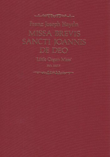 9780193367852: Missa Brevis Sancti Joannis de Deo (Little Organ Mass) (Classic Choral Works)