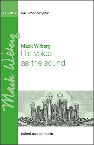 9780193375192: His voice as the sound: Vocal score