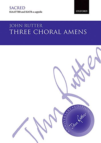 Beispielbild fr Three Choral Amens zum Verkauf von Blackwell's
