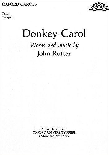 Beispielbild fr Donkey Carol: SA Vocal Score zum Verkauf von Books Unplugged