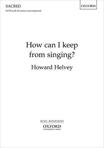 Beispielbild fr How Can I Keep from Singing? zum Verkauf von Blackwell's