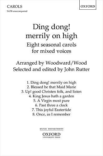 Stock image for Ding dong! Merrily on high: Eight seasonal carols for mixed choir for sale by Revaluation Books