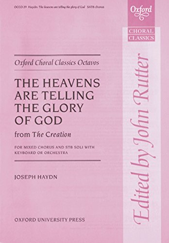 Beispielbild fr The Heavens Are Telling (From The Creation) zum Verkauf von Blackwell's