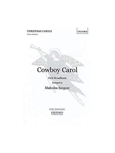 9780193419889: Cowboy Carol: Unison/2-part vocal score