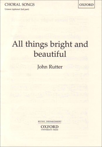 Imagen de archivo de All Things Bright and Beautiful a la venta por Blackwell's