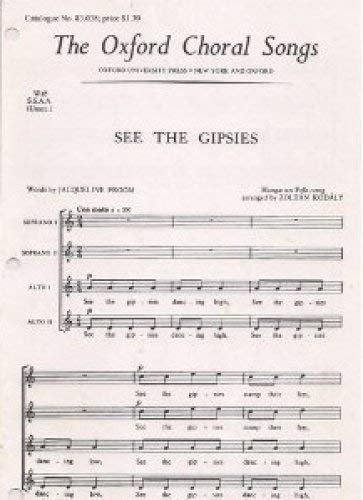 9780193425385: See the gipsies: Vocal score