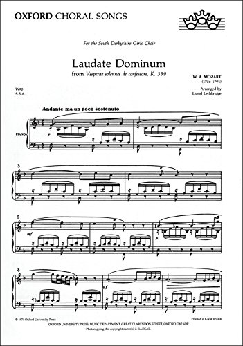 9780193425903: Laudate Dominum SSA