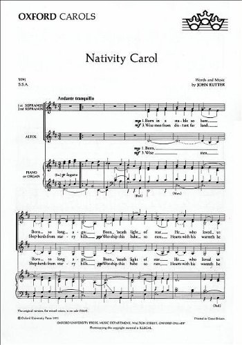 Beispielbild fr Nativity Carol zum Verkauf von Books Unplugged