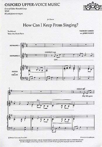 Imagen de archivo de How Can I Keep from Singing? a la venta por Blackwell's