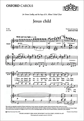 9780193430457: Jesus Child