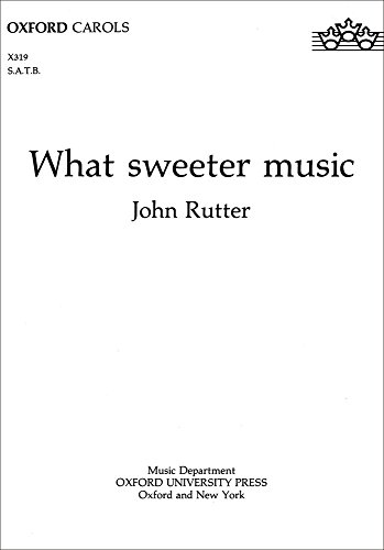 Beispielbild fr What Sweeter Music: Vocal Score zum Verkauf von Ergodebooks