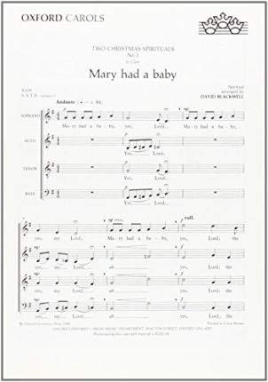 9780193431393: The Virgin Mary had a baby boy: Vocal score