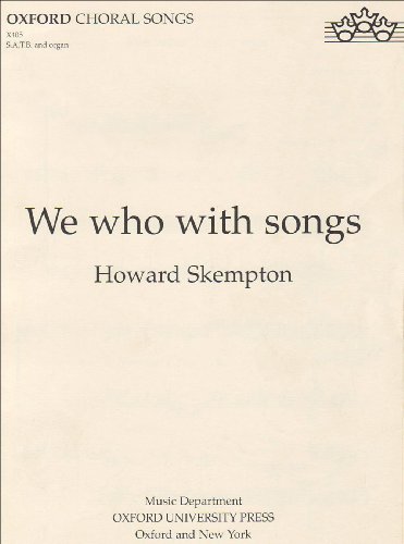 Stock image for We Who With Songs for sale by GreatBookPrices