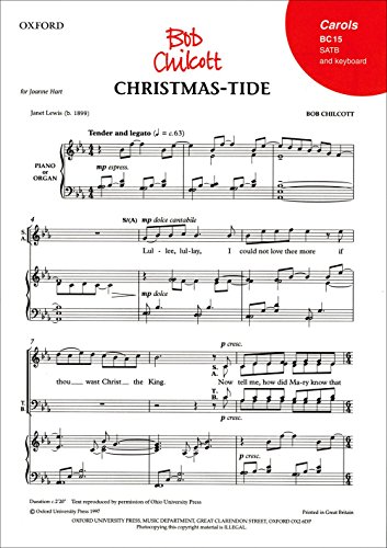 9780193432185: Christmas-tide: Vocal score