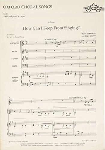 9780193432499: How Can I Keep from Singing?: SATB Vocal Score