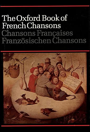 Beispielbild fr The Oxford Book of French Chansons zum Verkauf von Off The Shelf