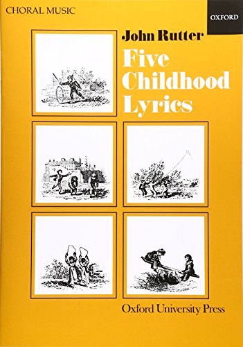 Imagen de archivo de Five Childhood Lyrics: Vocal score a la venta por Ergodebooks