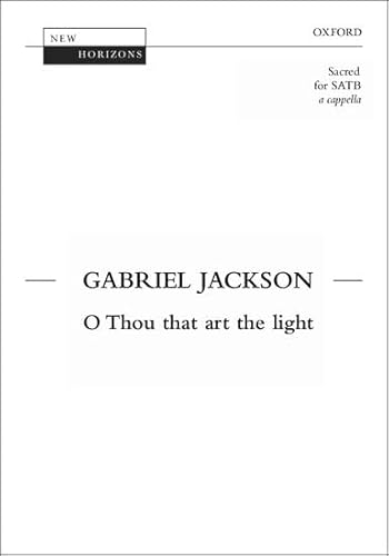 Imagen de archivo de O Thou That Art the Light a la venta por Blackwell's