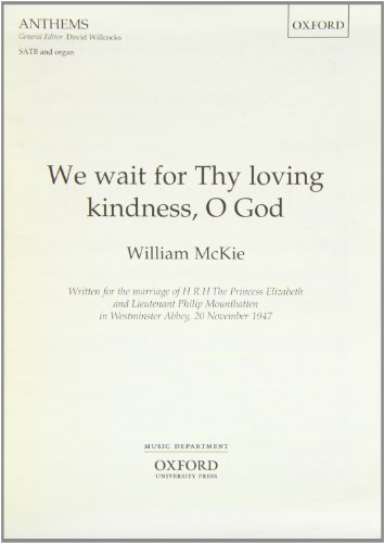 Beispielbild fr We Wait for Thy Loving Kindness zum Verkauf von Blackwell's