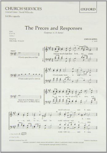 Imagen de archivo de Preces and Responses a la venta por Blackwell's