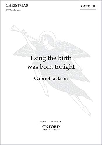 9780193519039: I sing the birth was born tonight: Vocal score