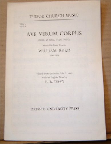 Beispielbild fr Ave Verum Corpus zum Verkauf von Blackwell's