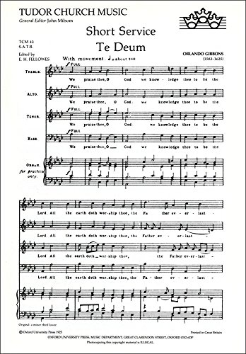Imagen de archivo de Short Service: Complete Short Service (Tudor Church Music) a la venta por Ergodebooks
