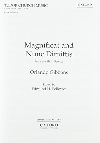 Imagen de archivo de Magnificat and Nunc Dimittis (from Short Service) a la venta por Grand Eagle Retail