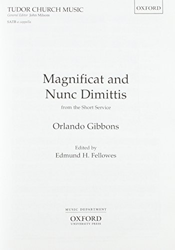 Stock image for Magnificat and Nunc Dimittis (From Short Service) for sale by Blackwell's