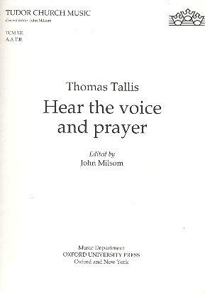 Beispielbild fr Hear the Voice and Prayer zum Verkauf von Blackwell's