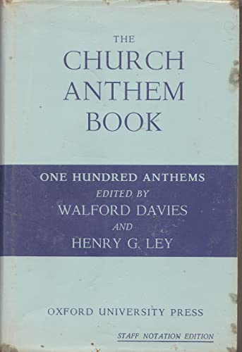 9780193531062: Church Anthem Book