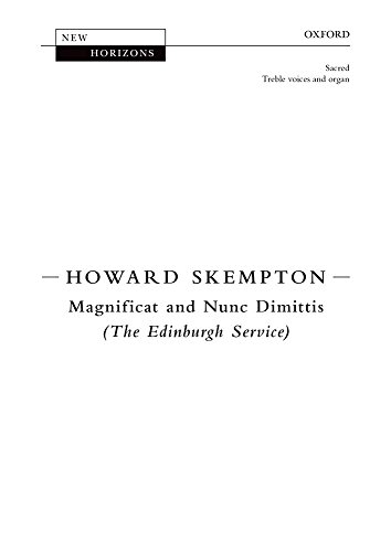 9780193534186: Magnificat and Nunc Dimittis (The Edinburgh Service) (New Horizons)