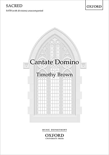 9780193551923: Cantate Domino: Vocal score