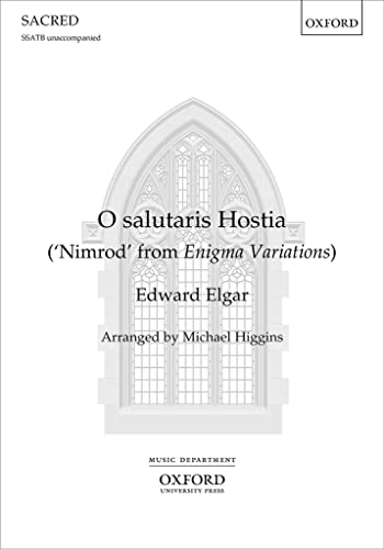 Imagen de archivo de O Salutaris Hostia: 'nimrod' From Enigma Variations a la venta por GreatBookPrices