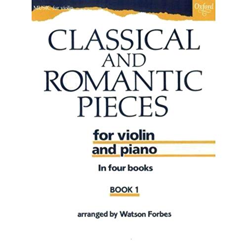 Stock image for Classical and Romantic Pieces for Violin Book 1 for sale by Better World Books
