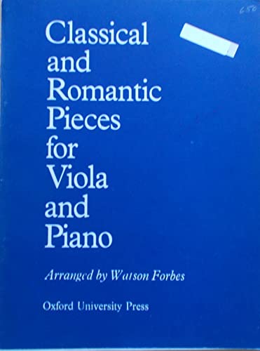 Classical and Romantic Pieces for Viola and Piano.