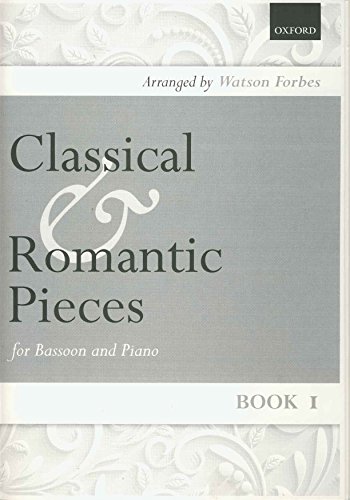 Stock image for Classical and Romantic Pieces for Bassoon (Bk. 1) for sale by HPB-Red